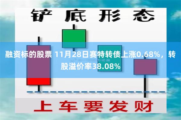 融资标的股票 11月28日赛特转债上涨0.68%，转股溢价率38.08%